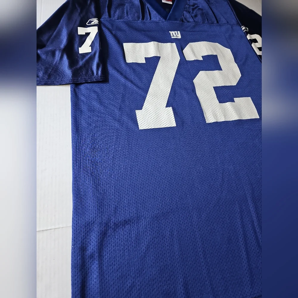 New York Giants Osi Umenyiora Reebok NFL Blue  Jersey Men's size XL Football - Picture 4 of 12